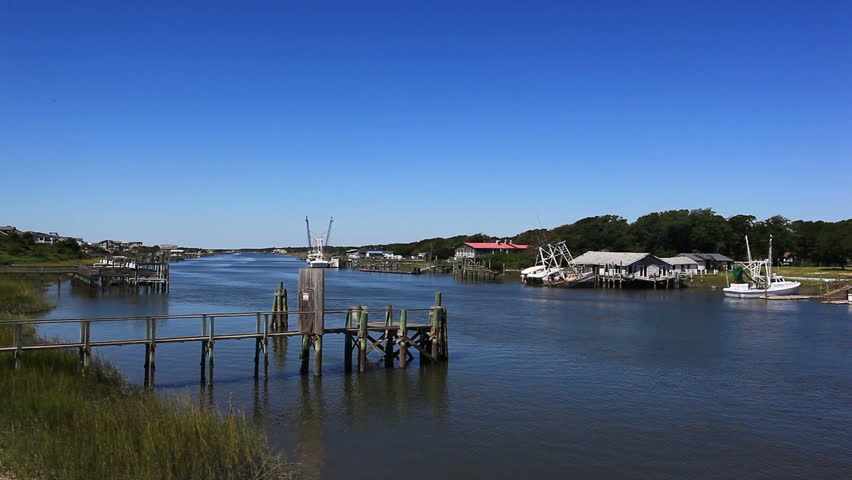 Holden Beach, North Carolina (view from intercoastal waterway 