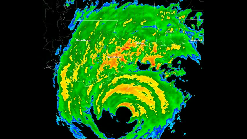 Time Lapse Doppler Radar imagery of Hurricane Katrina's US landfall. Created using public data from the National Atmospheric and Oceanic Administration.