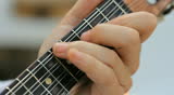 man playing Acoustic guitar music musical musician flamenco band jazz spain