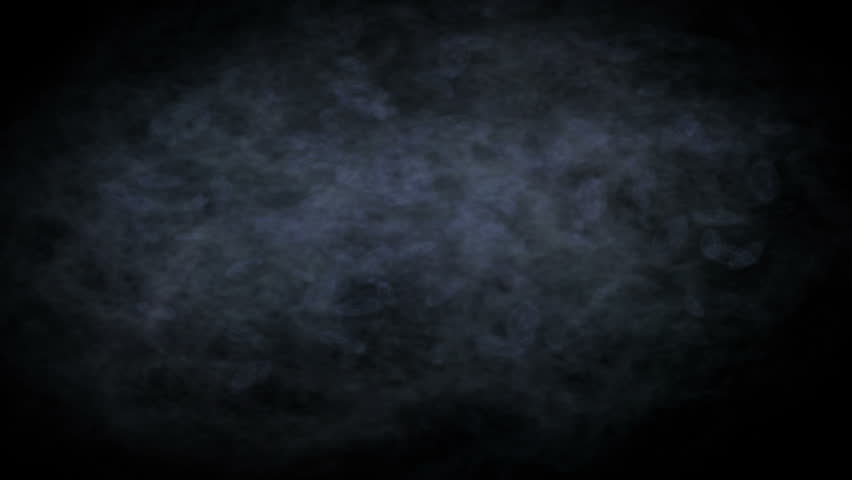 Animated video of smoke with background stationary and foreground puffs moving up.