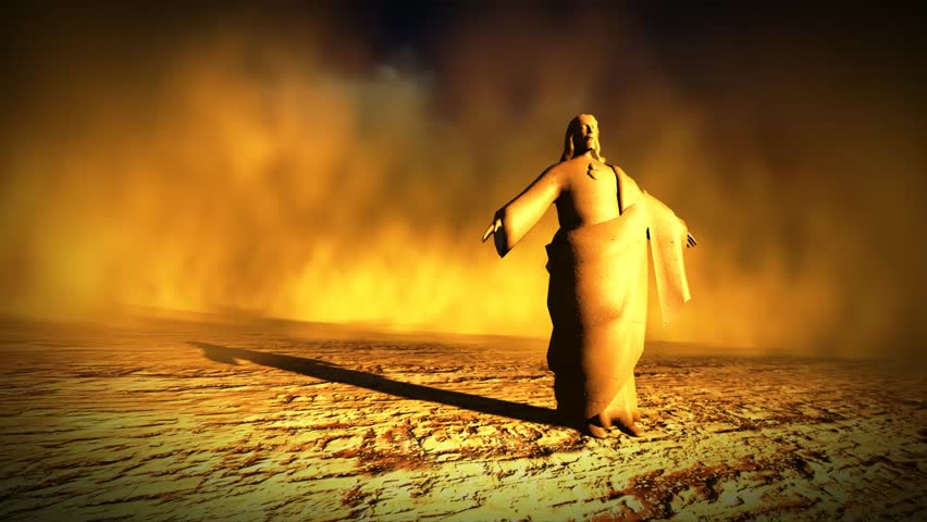 Jesus the Redeemer in the desert