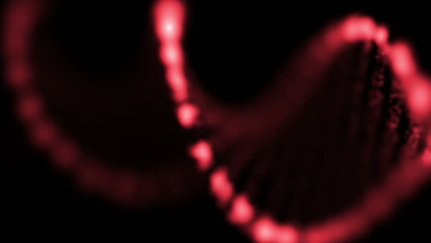 Animated abstract DNA, HD 1080p, loop.