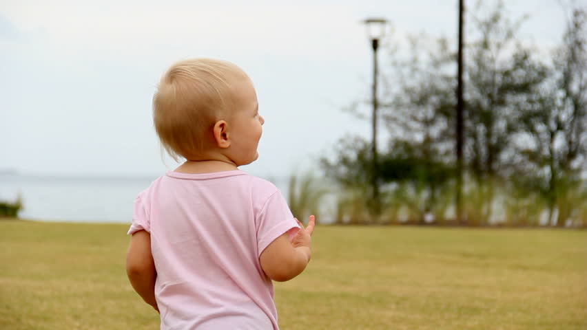 Toddler. Indecision concept. 