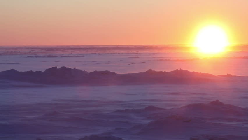 Arctic Twilight, Sea Ice Sheet