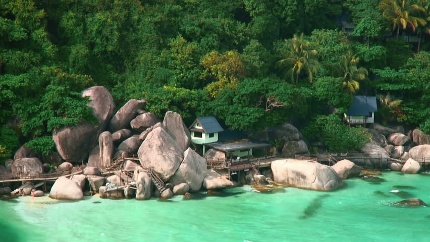 Tropical island (zoom) - Koh Tao in Thailand 