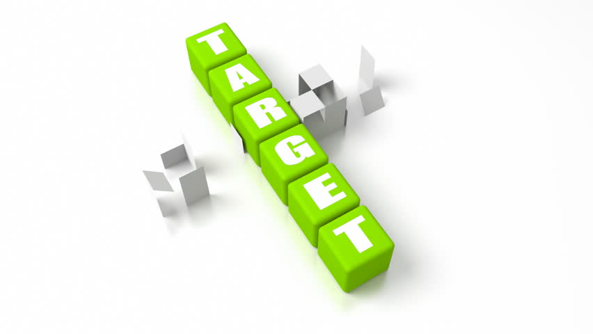 Target Market crosswords. Part of a business concepts series.