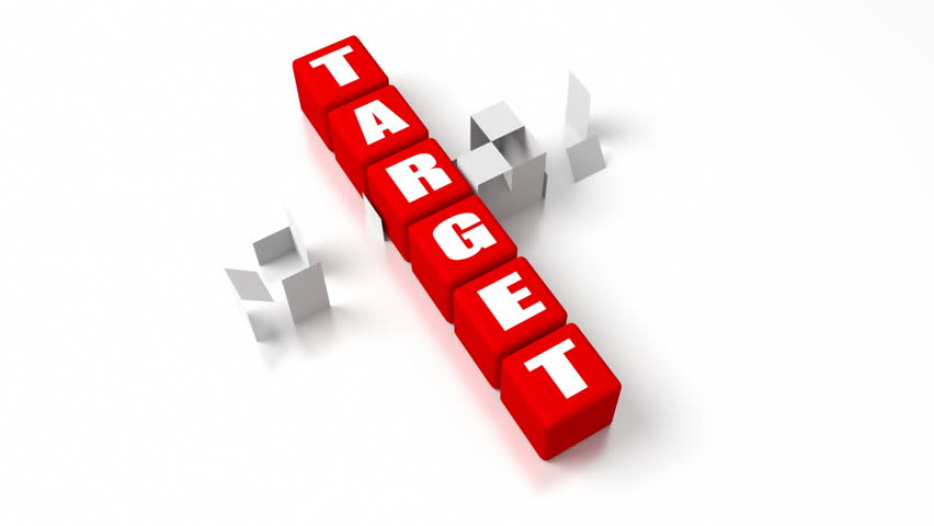 Target Market crosswords. Part of a business concepts series.