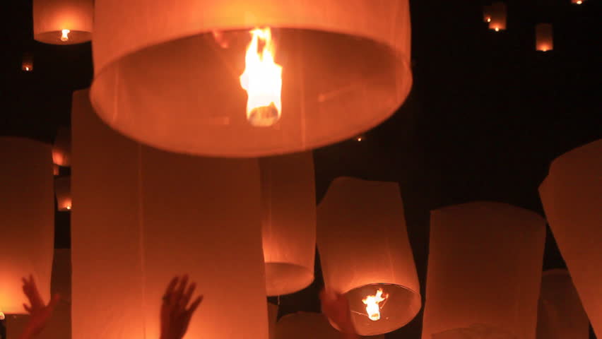 Flying lanterns