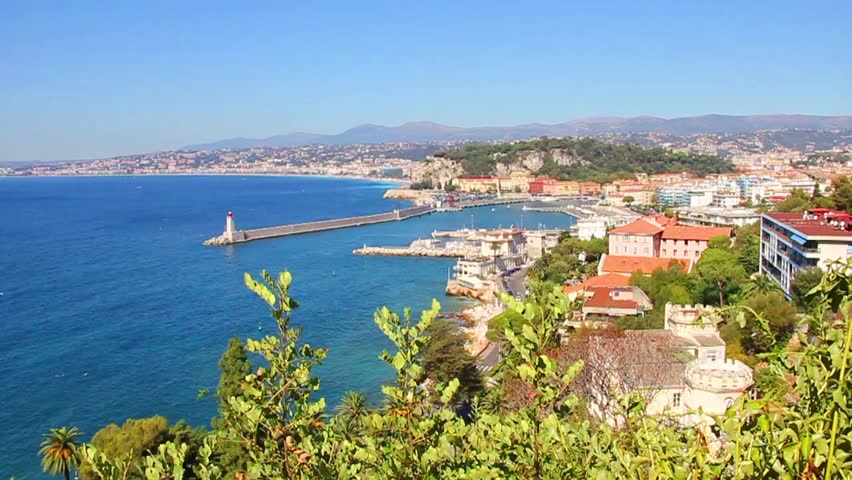 Aerial view of Nice, France