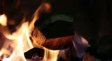 Burn fire with wood
