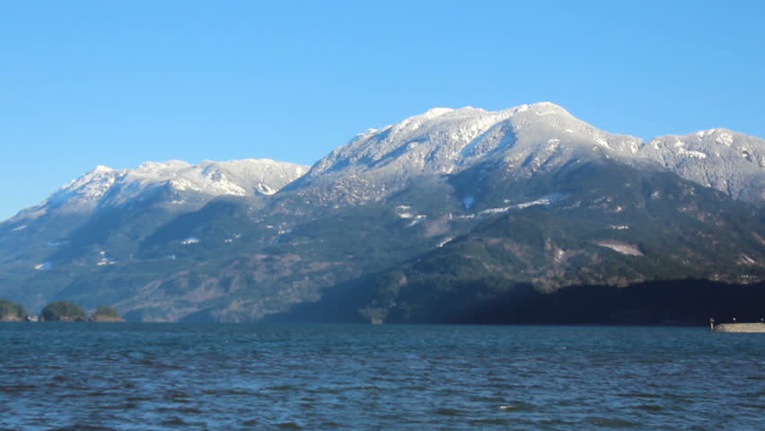 Harrison Lake, a Canadian fresh water lake near Mount Breakenridge in British Columbia's Fraser Valley/Harrison Lake/A large fresh water lake in Canada's west coast. 