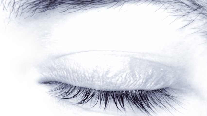 Male eye close-up, HD