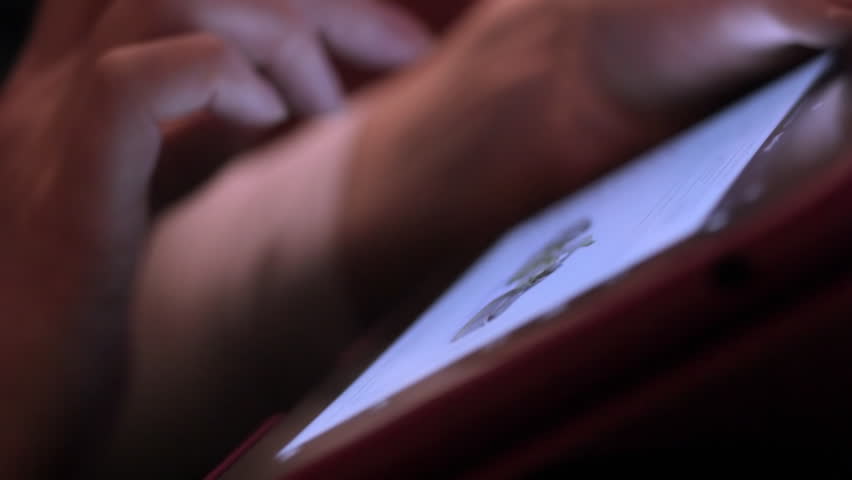 Web browsing with tablet computer CU
