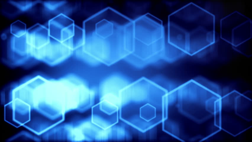 High quality digital background animation, blue version