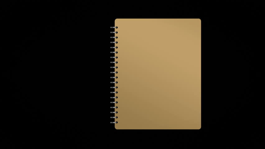 Book Open / Close, with Alpha Channel