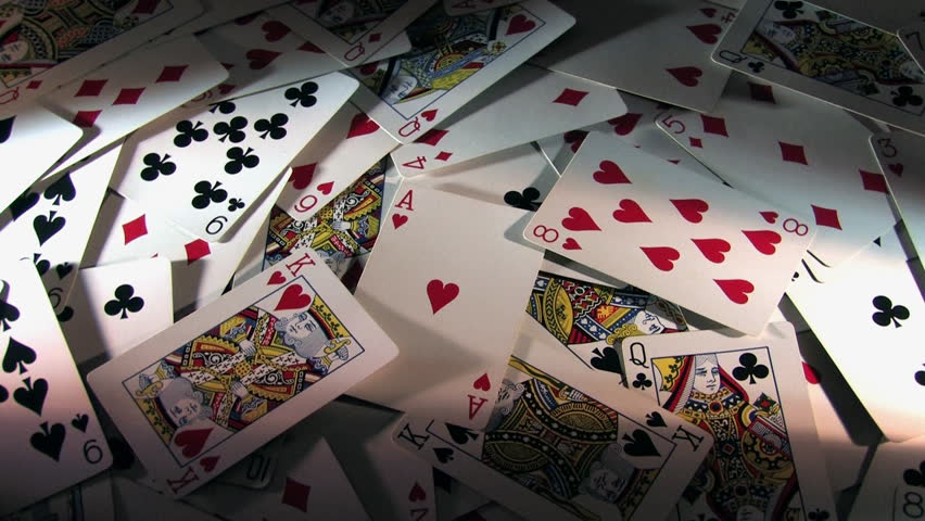 Playing cards background.