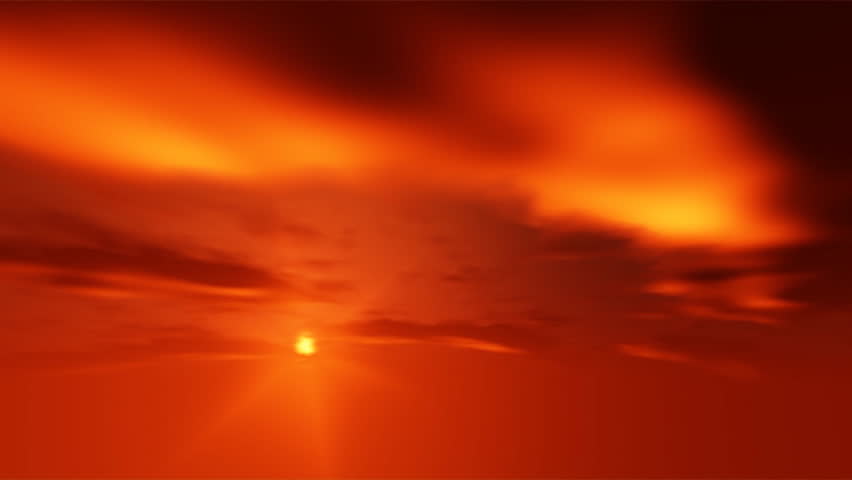 time lapse of clouds at sunset from the sky