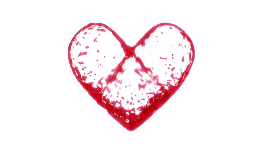 Red wine drawing heart shapes. Isolated on white with alpha channel.Â 