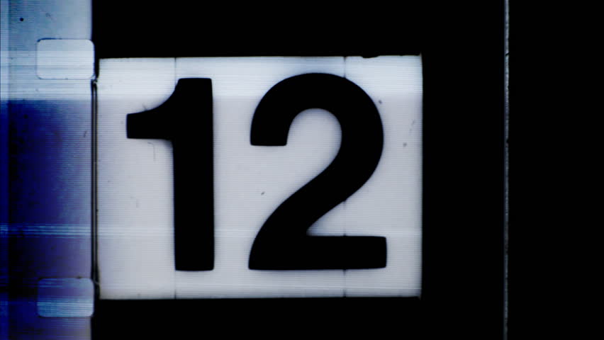 an interesting 16mm leader countdown for television