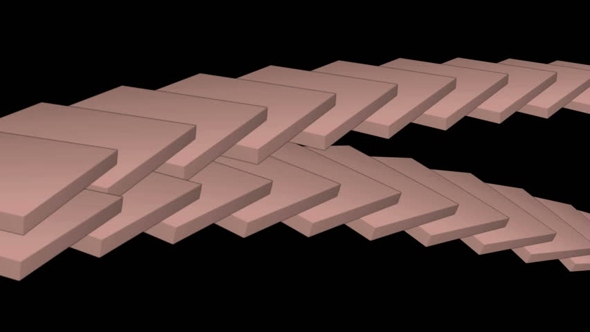 moving conveyor belt & stairs,square card papers math geometry array,computer tech web background.