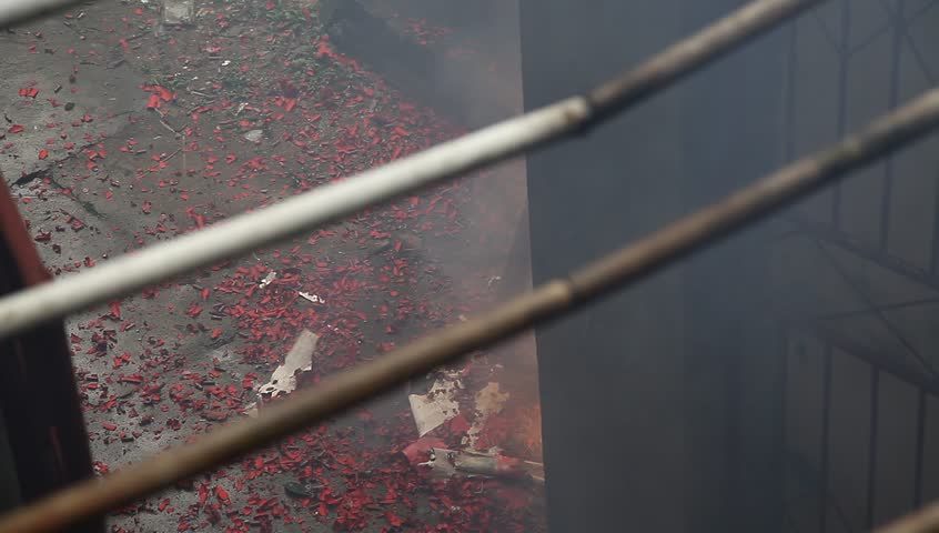 firecracker in Chinese spring festival