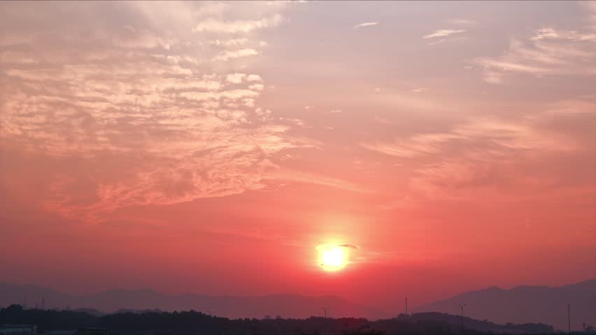 Tropical Sunrise Time Lapse