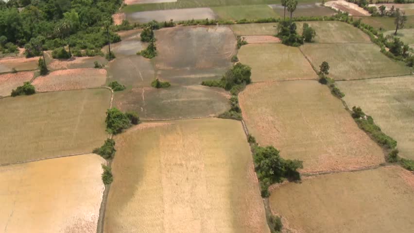 Aerial of farmland