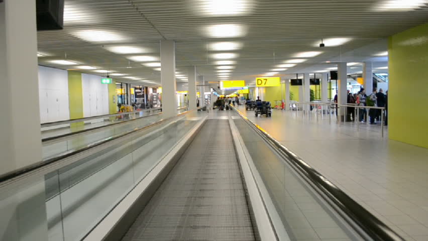 AMSTERDAM - JAN 31: Amsterdam Airport Schiphol on January 31, 2013 in Amsterdam, Netherlands. One of the biggest European airports, Schiphol was open on September 16,  1916.