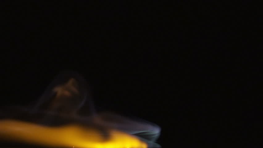 Ignition of a flame in slow motion (300 fps)