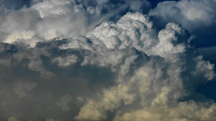 Dramatic Storm developing close-up
