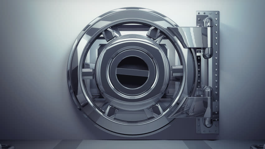 bank safe animation with alpha