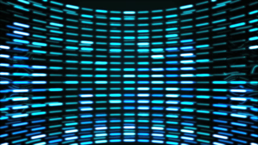 Cyan Graphic equalizer