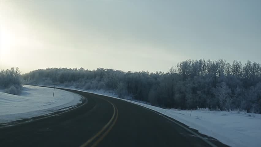 Driving in the Winter pov