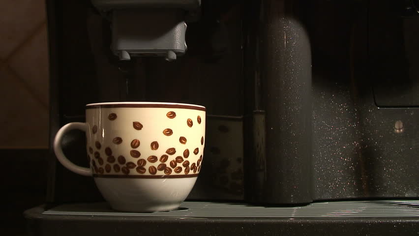 Espresso machine in action - Recorded with professional audio. HD 1080