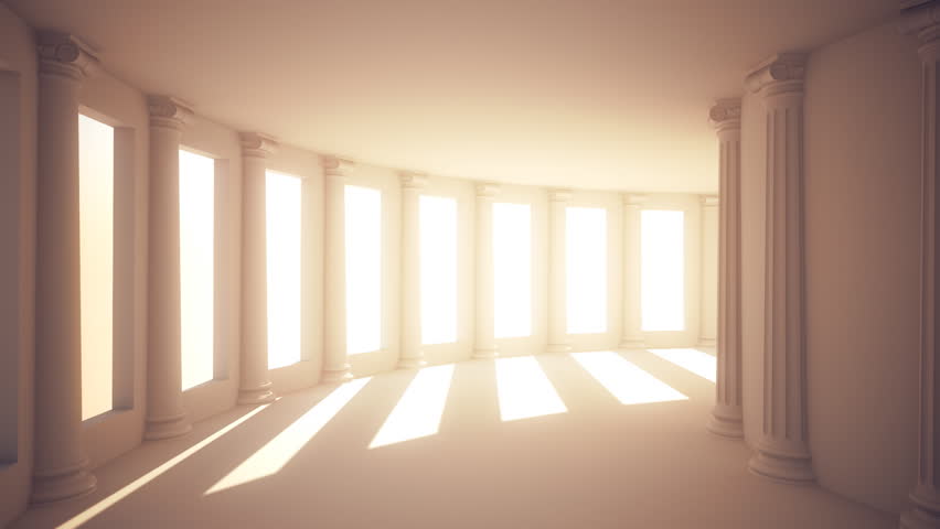 Endless Corridor with Columns
