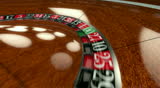 Roulette Wheel spin around until the ball lands on the green double zero.  This could be used in either a lucky scenario or unlucky scenario.