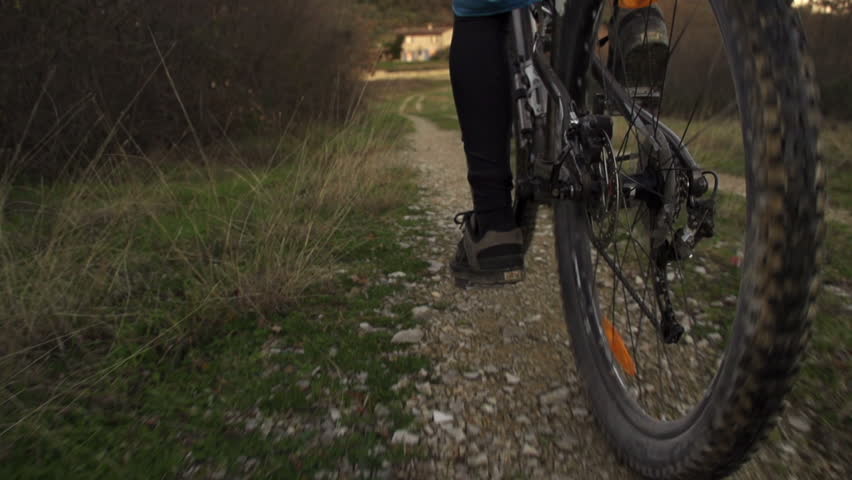 SLOW MOTION: bike riding