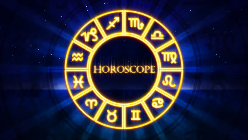 astrology, zodiacs, astronomy, background, loop
