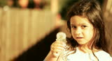 Dandelion little girl innocence Child Blowing a freedom spring childhood summer