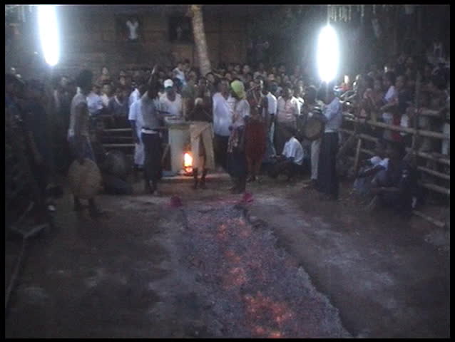 hindu fire walker before "The Fakir"