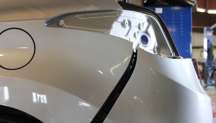 Bumper and tail light assembled 