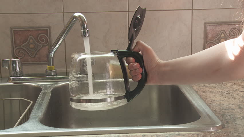 Filling Up Coffee Pot