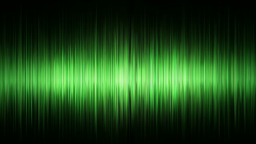 Green waveform background (seamless loop)