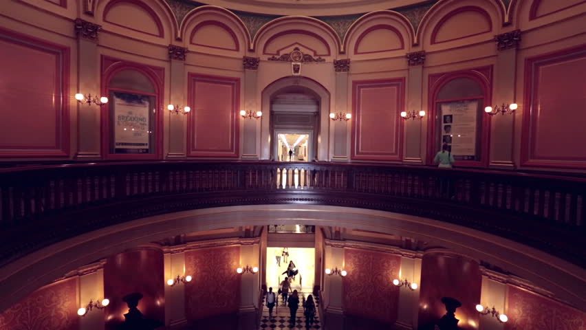 SACRAMENTO CALIFORNIA MAR 2013: California State Capital inside rotunda balcony.  Home to the government of California. Building houses the bicameral state legislature and the office of the governor.