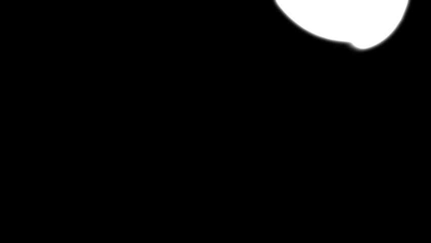 Fluid transition from black to white with soft edge. High contrast live action footage (high contrast created with filters).
