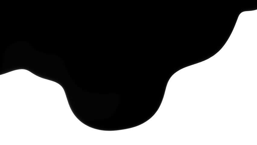 Fluid transition from white to black. High contrast live action footage (high contrast created with filters).