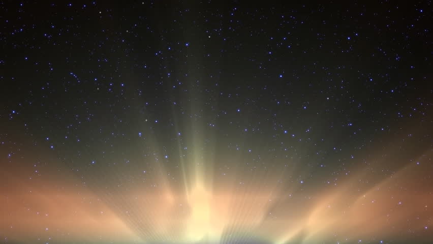 Aurora borealis - Northern lights loop - 720p