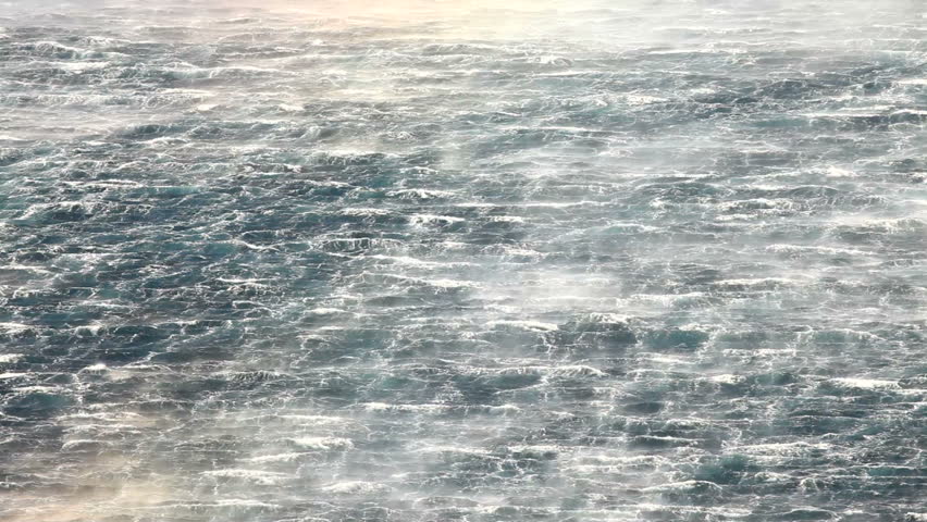 Stormy sea