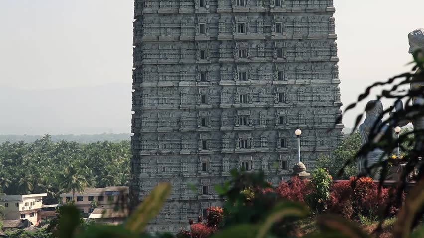 India. Gopuram in Murdeshvar