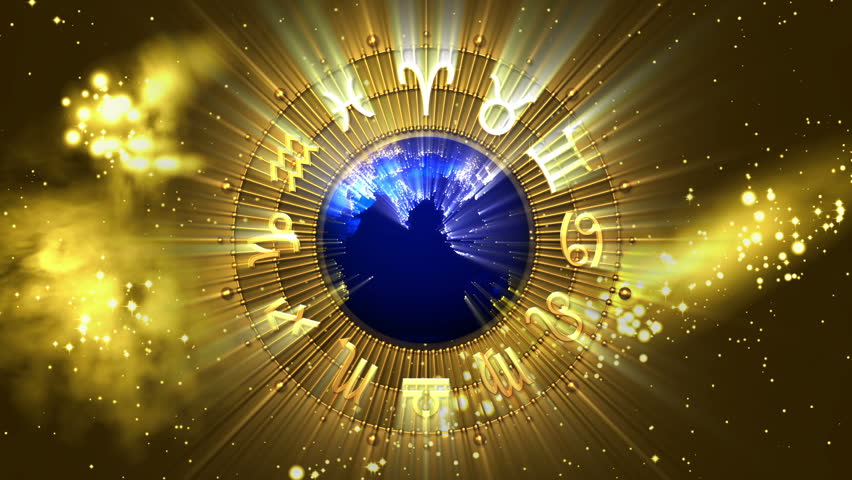 Golden Astrology Zodiac Signs and Planet Earth